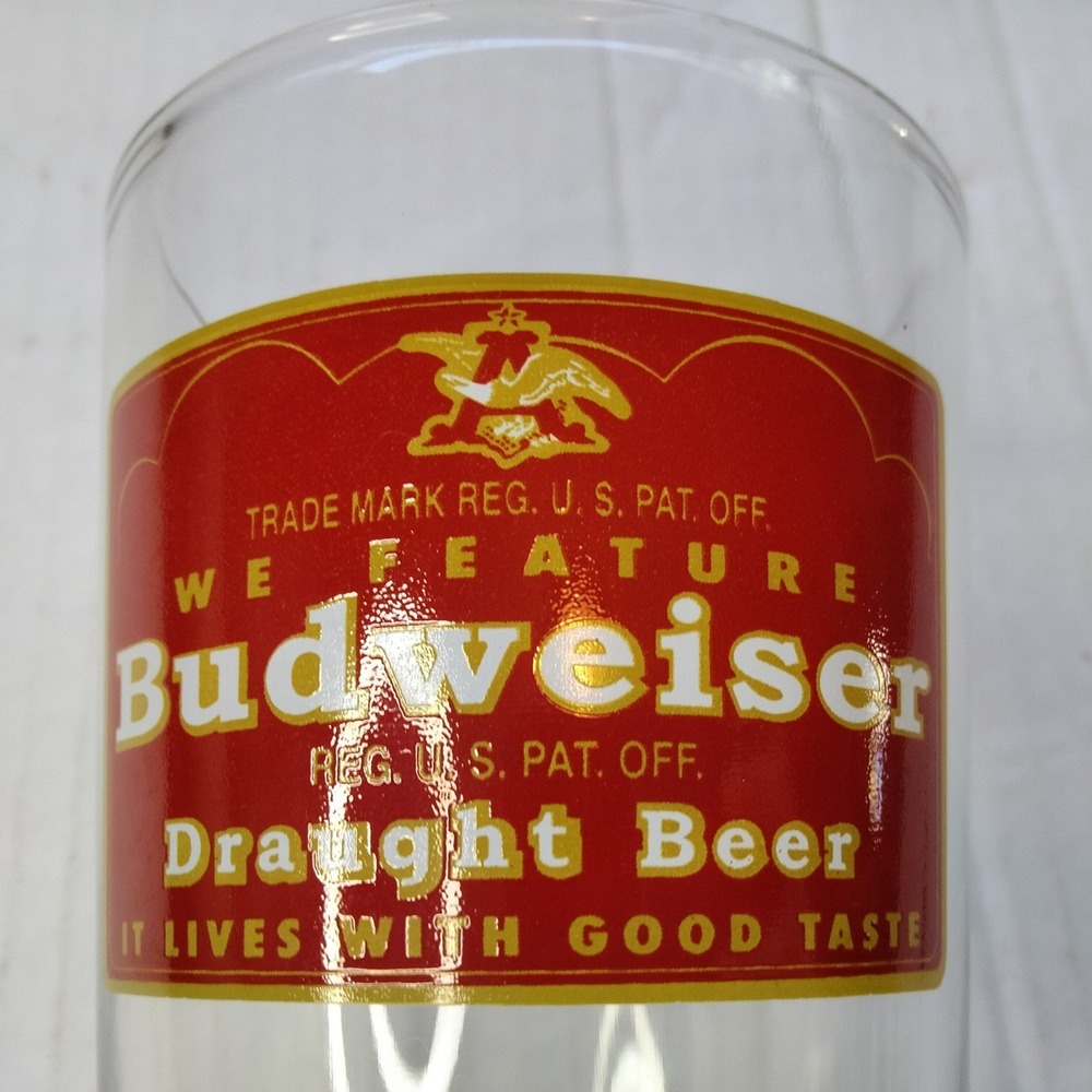 Budweiser Retro Pint 1947 Collector Series Glass 12oz Draught Beer Vintage Style - Picture 3 of 6